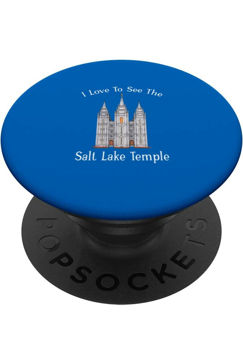 Salt Lake Temple, I love to see my temple, color PopSocket