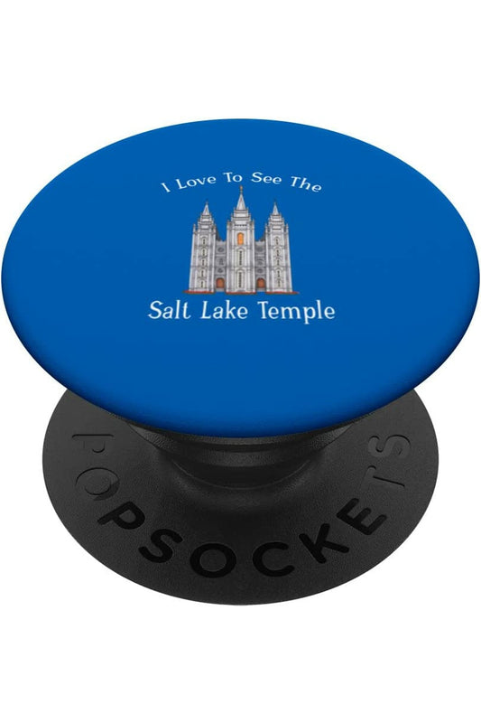 Salt Lake Temple, I love to see my temple, color PopSocket