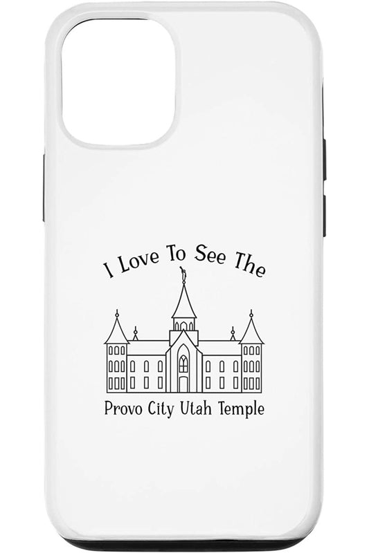 Provo City Center Utah Temple Apple iPhone Cases -  Style (English) US