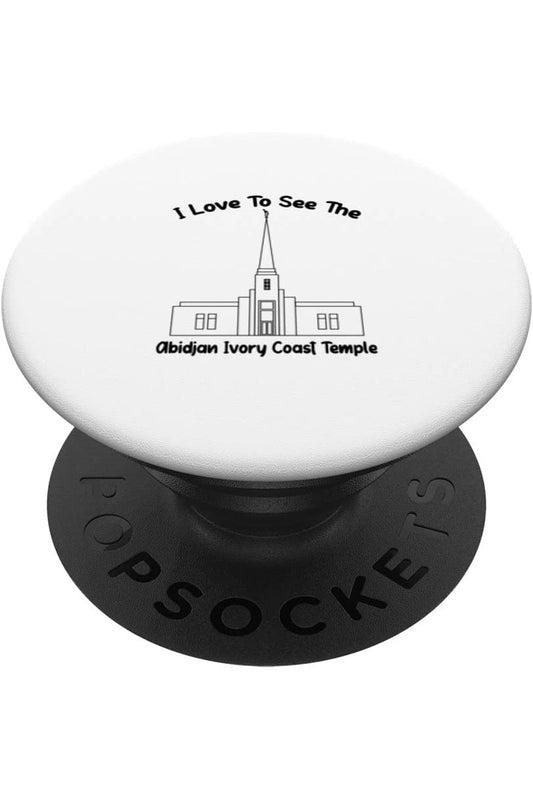 Temple d'Abidjan en Côte d'Ivoire, j'adore voir mon temple, primaire PopSocket