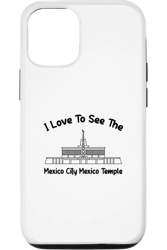 Mexico City Mexico Temple Apple iPhone Cases - Primary Style (English) US
