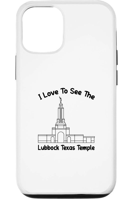Lubbock Texas Temple Apple iPhone Cases - Primary Style (English) US