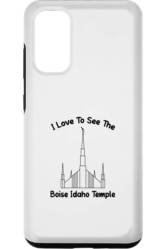 Boise Idaho Temple Samsung Phone Cases - Primary Style (English) US