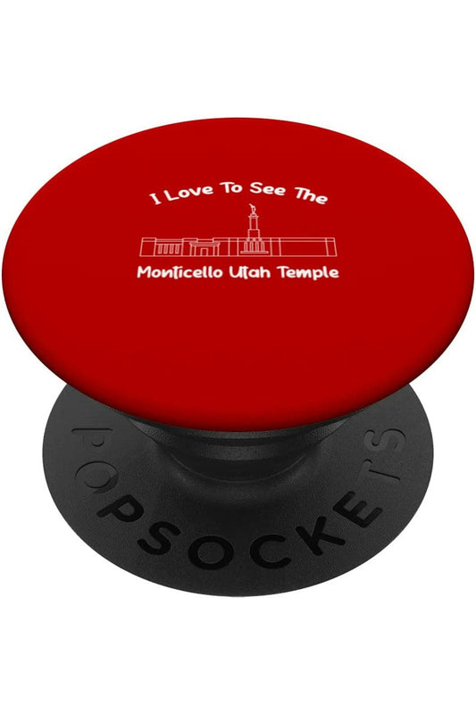 Monticello Utah Temple PopSockets Grip - Primary Style (English) US