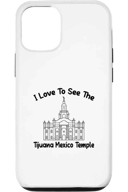 Tijuana Mexico Temple Apple iPhone Cases - Primary Style (English) US
