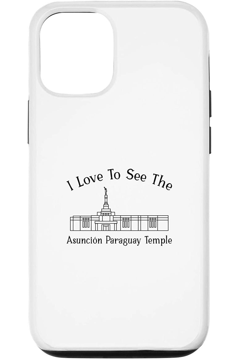 Asuncion Paraguay Temple Apple iPhone Cases - Happy Style (English) US