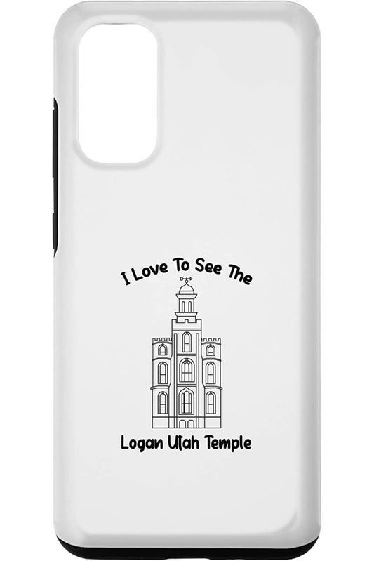 Logan Utah Temple Samsung Phone Cases - Primary Style (English) US