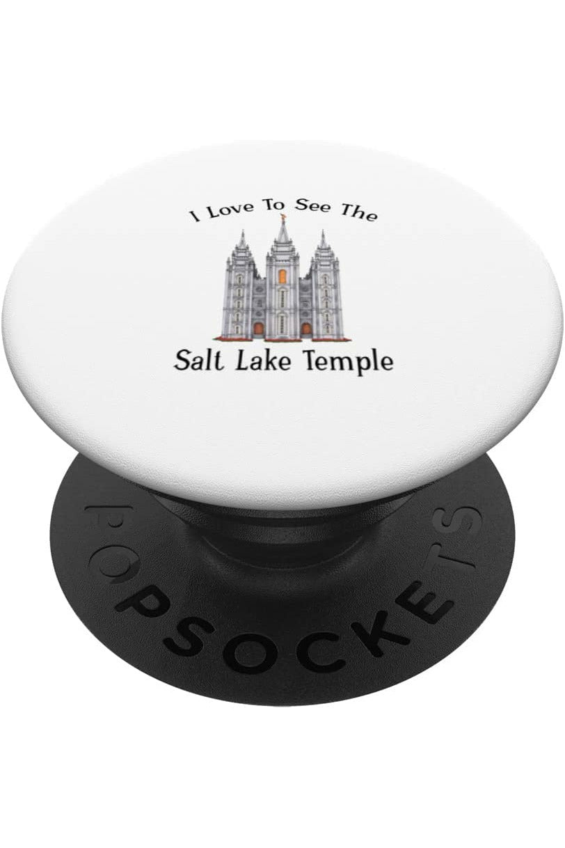 Salt Lake Temple, I love to see my temple, color PopSocket