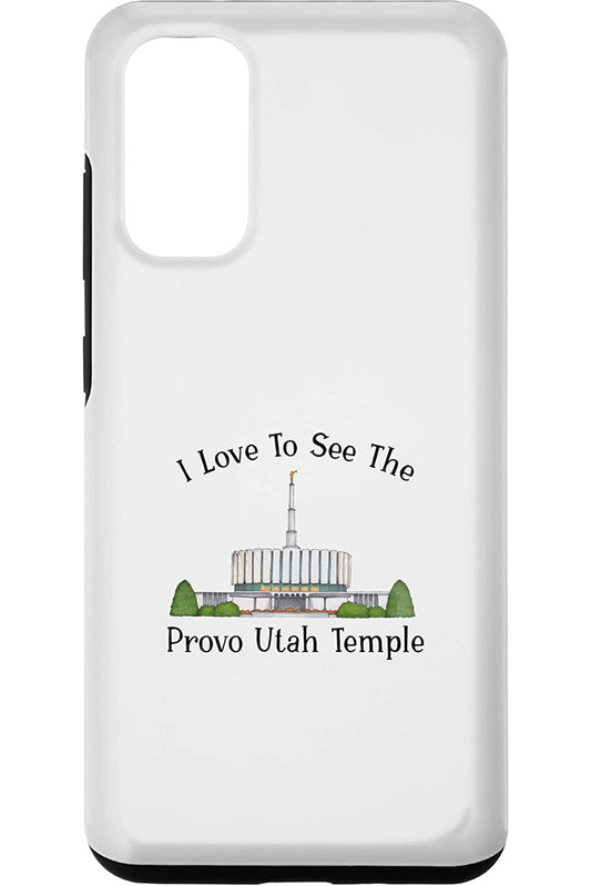 Provo Utah Temple Samsung Phone Cases - Happy Style (English) US