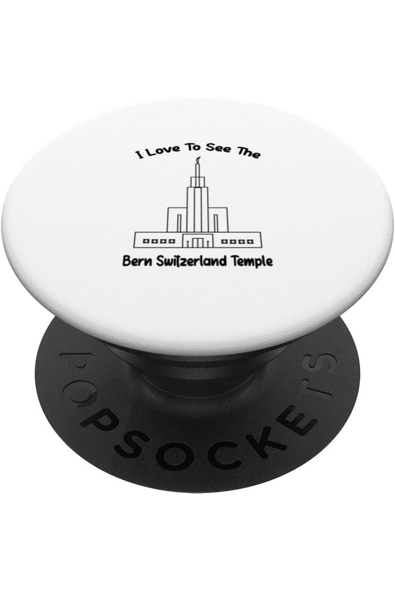 Bern Switzerland Temple, I love to see my temple, primary PopSocket