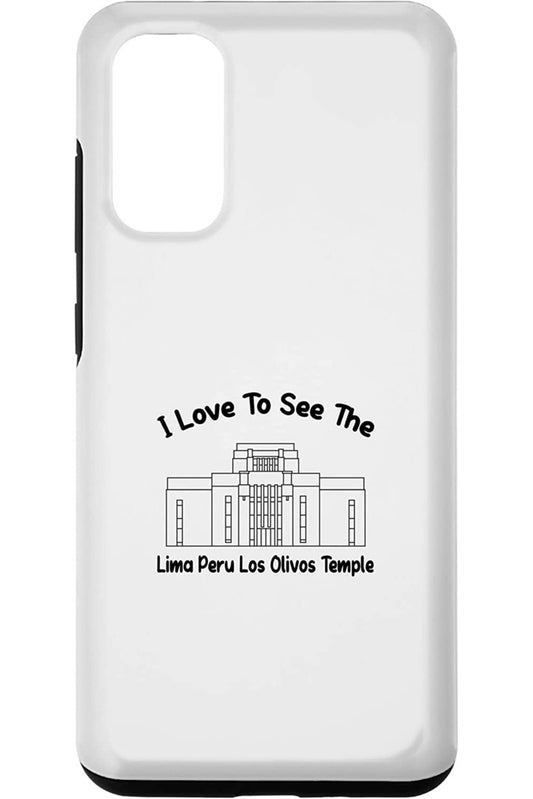 Lima Peru Los Olivos Temple Samsung Phone Cases - Primary Style (English) US