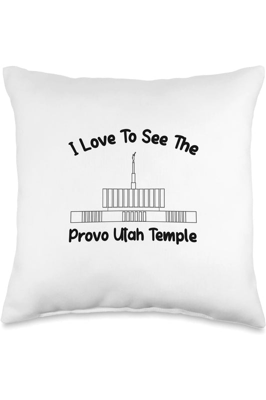 Provo Utah Temple Throw Pillows - Primary Style (English) US