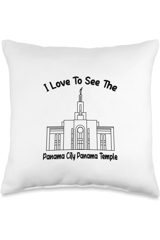 Panama City Panama Temple Throw Pillows - Primary Style (English) US