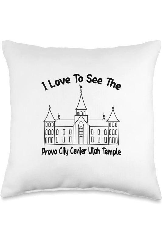 Provo City Center Utah Temple Throw Pillows - Primary Style (English) US