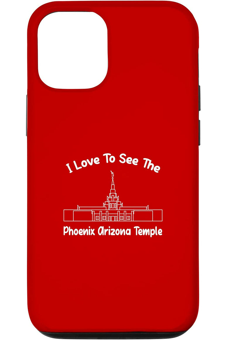 Phoenix Arizona Temple Apple iPhone Cases - Primary Style (English) US
