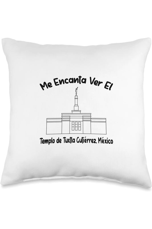 Tuxtla Mexico Temple Throw Pillows - Primary Style (Spanish) US