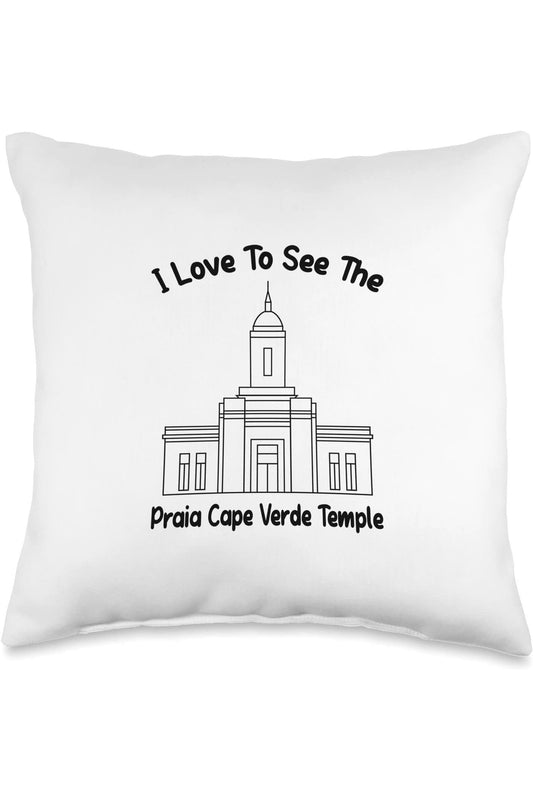 Praia Cape Verde Temple Throw Pillows - Primary Style (English) US