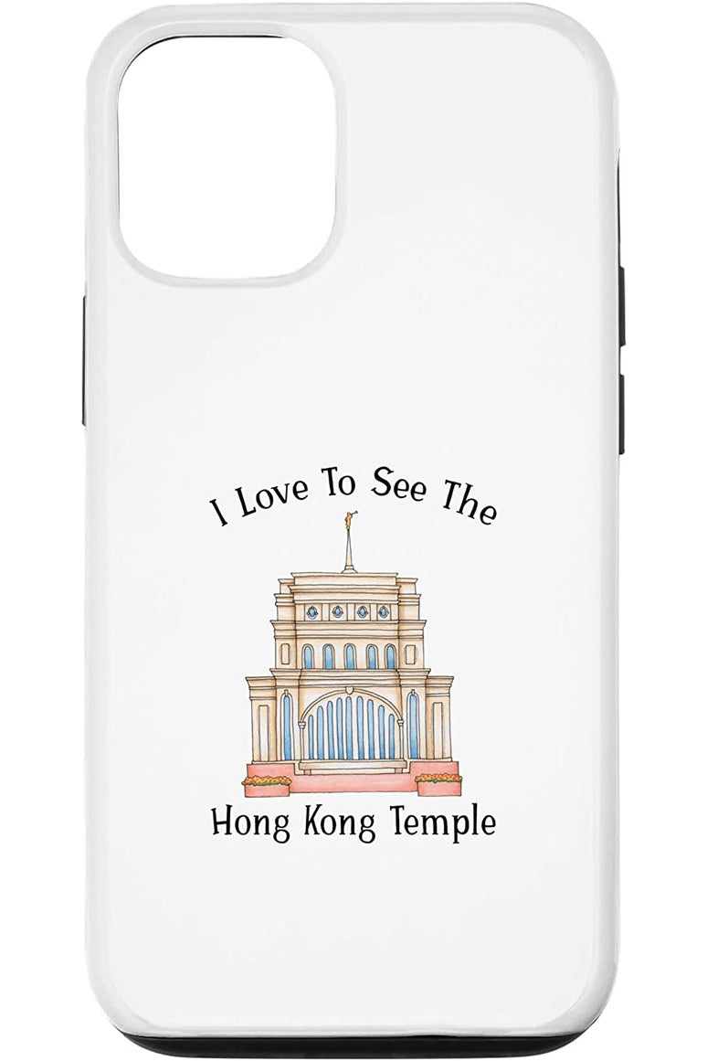 Hong Kong China Temple Apple iPhone Cases - Happy Style (English) US