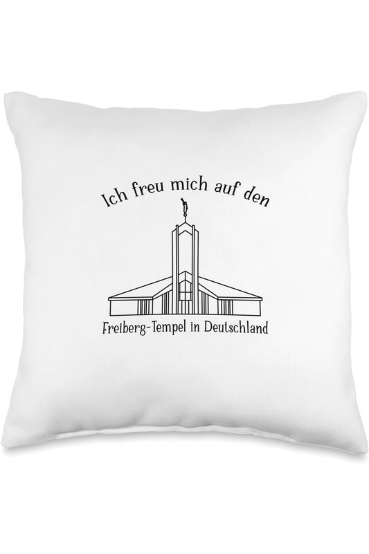 Freiberg Germany Temple Throw Pillows -  Style (German) US