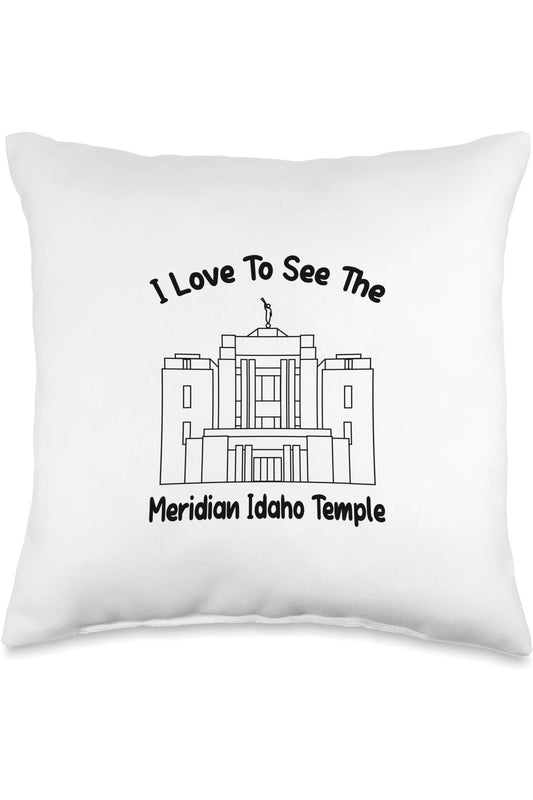Meridian Idaho Temple Throw Pillows - Primary Style (English) US