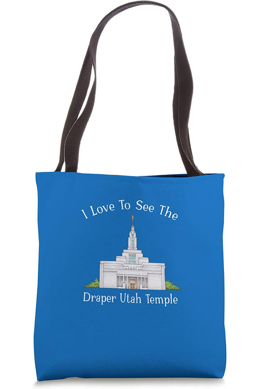 Draper Utah Temple Tote Bag - Happy Style (English) US