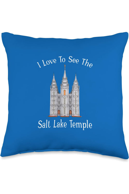 Salt Lake Temple Throw Pillows - Happy Style (English) US