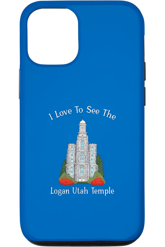 Logan Utah Temple Apple iPhone Cases - Happy Style (English) US