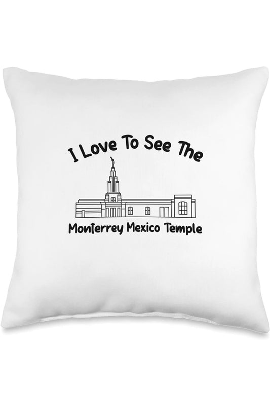 Monterrey Mexico Temple Throw Pillows - Primary Style (English) US