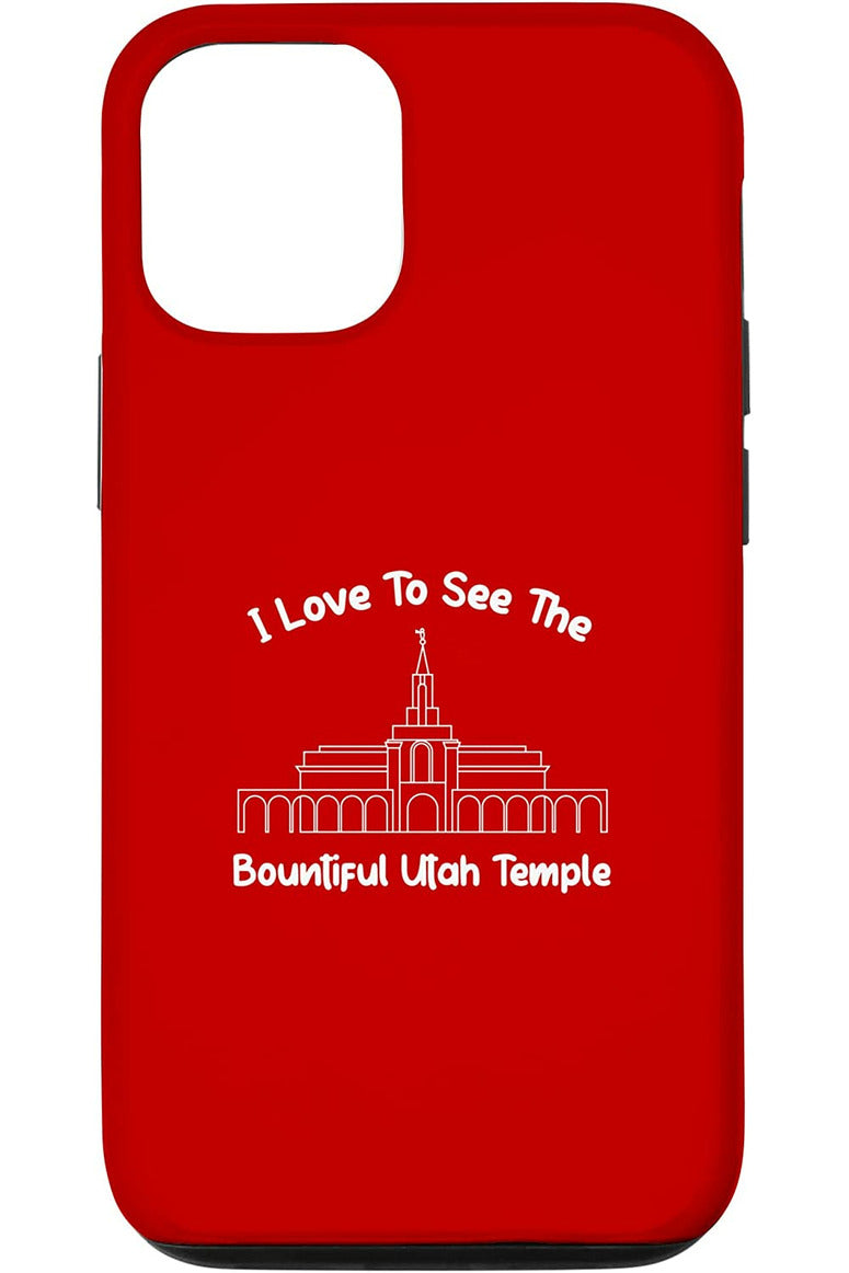Bountiful Utah Temple Apple iPhone Cases - Primary Style (English) US