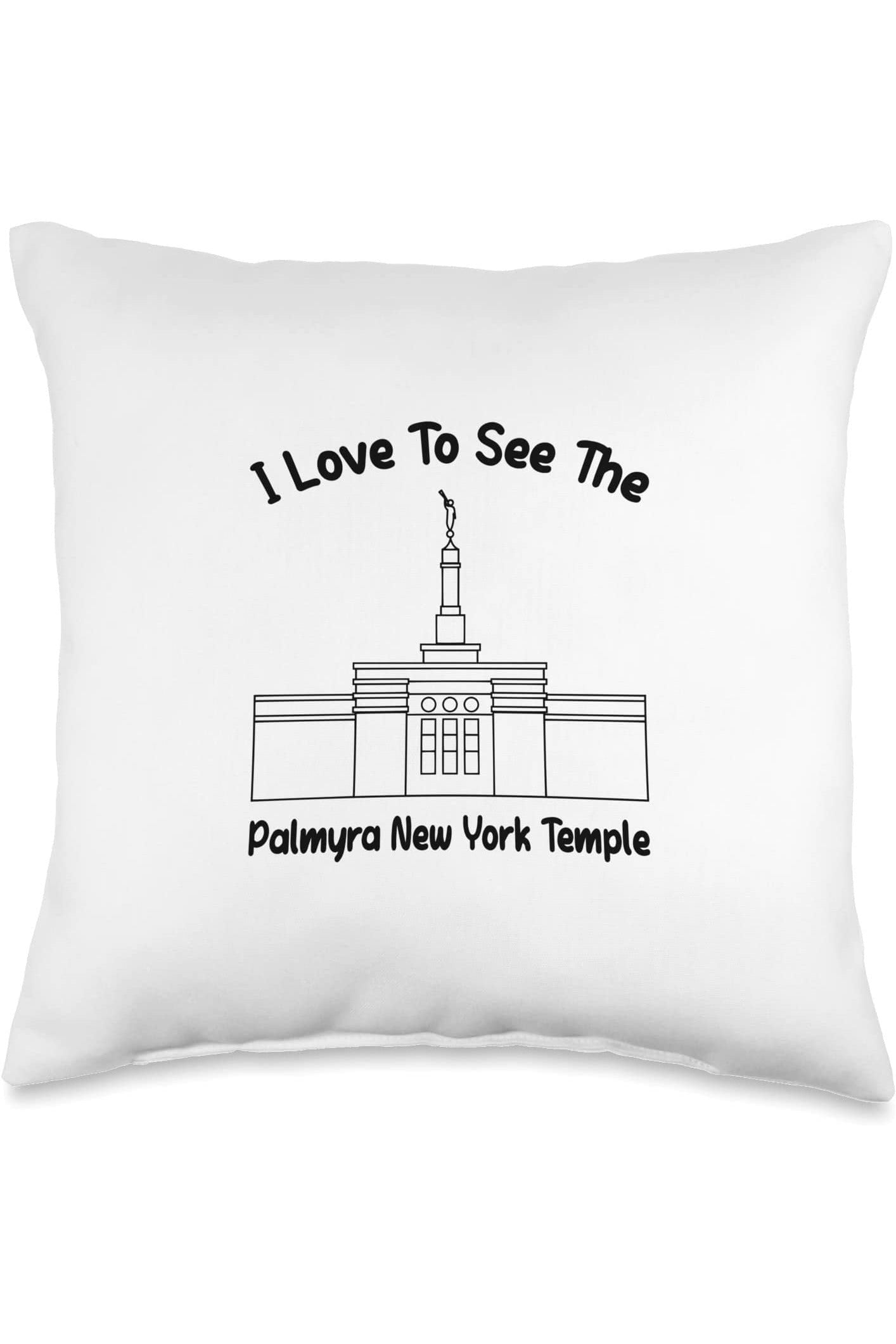 Palmyra New York Temple Throw Pillows - Primary Style (English) US