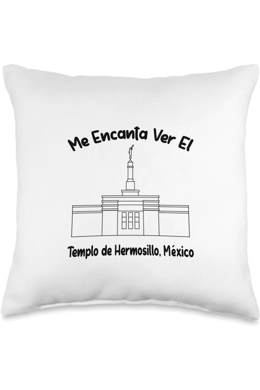 Hermosillo Mexico Temple Throw Pillows - Primary Style (Spanish) US