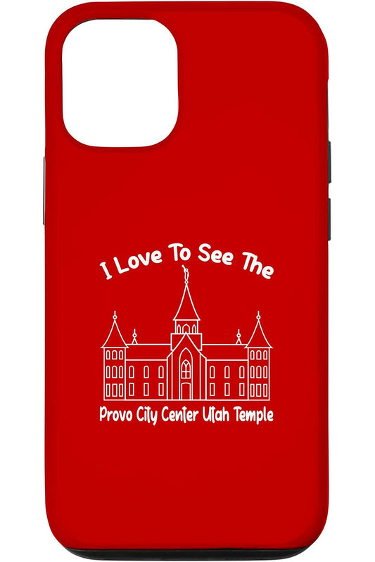 Provo City Center Utah Temple Apple iPhone Cases - Primary Style (English) US