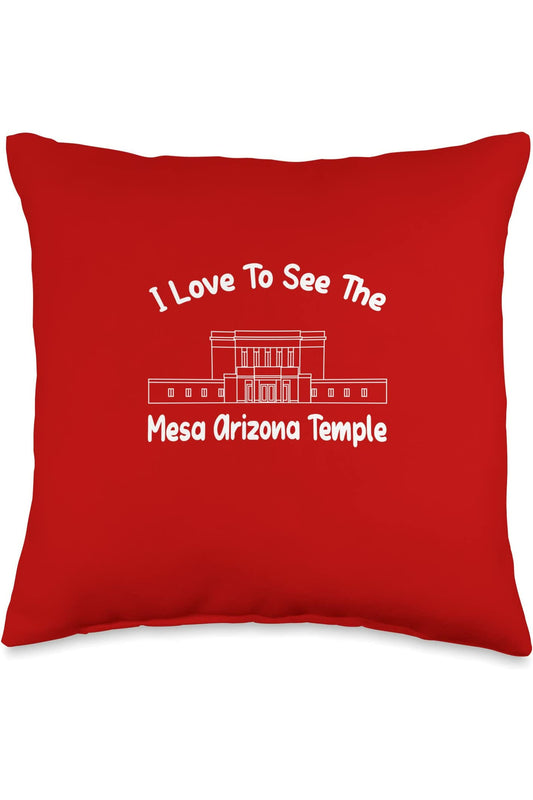 Mesa Arizona Temple Throw Pillows - Primary Style (English) US