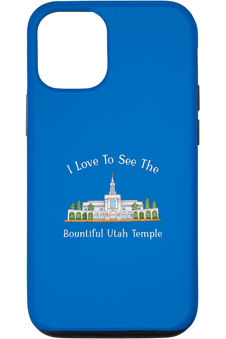 Bountiful Utah Temple Apple iPhone Cases - Happy Style (English) US