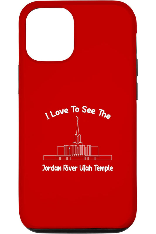 Jordan River Utah Temple Apple iPhone Cases - Primary Style (English) US