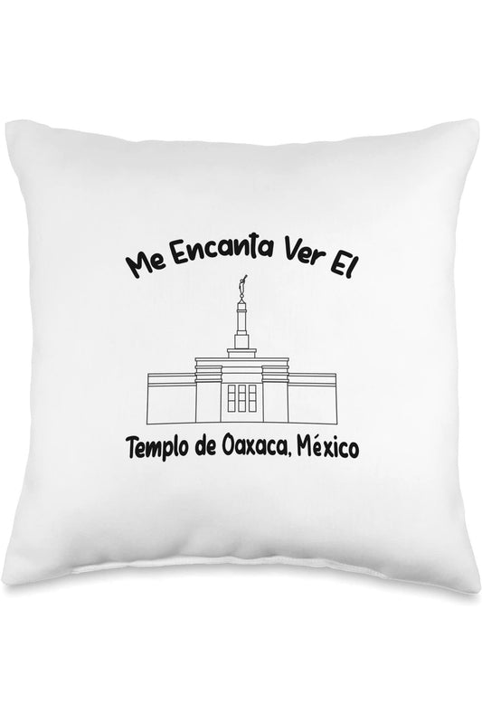 Oaxaca Mexico Temple Throw Pillows - Primary Style (Spanish) US