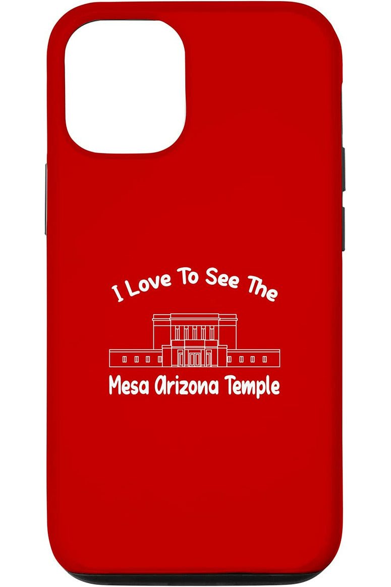 Mesa Arizona Temple Apple iPhone Cases - Primary Style (English) US