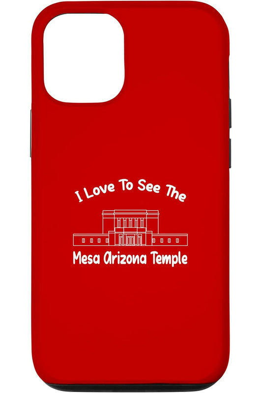 Mesa Arizona Temple Apple iPhone Cases - Primary Style (English) US