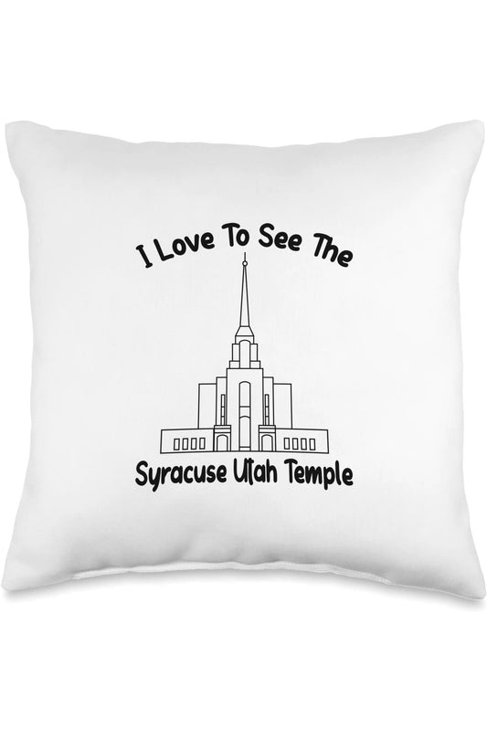 Syracuse Utah Temple Throw Pillows - Primary Style (English) US