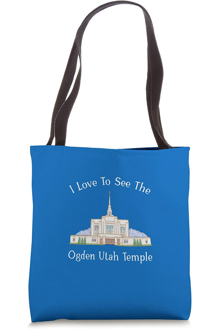 Ogden Utah Temple Tote Bag - Happy Style (English) US