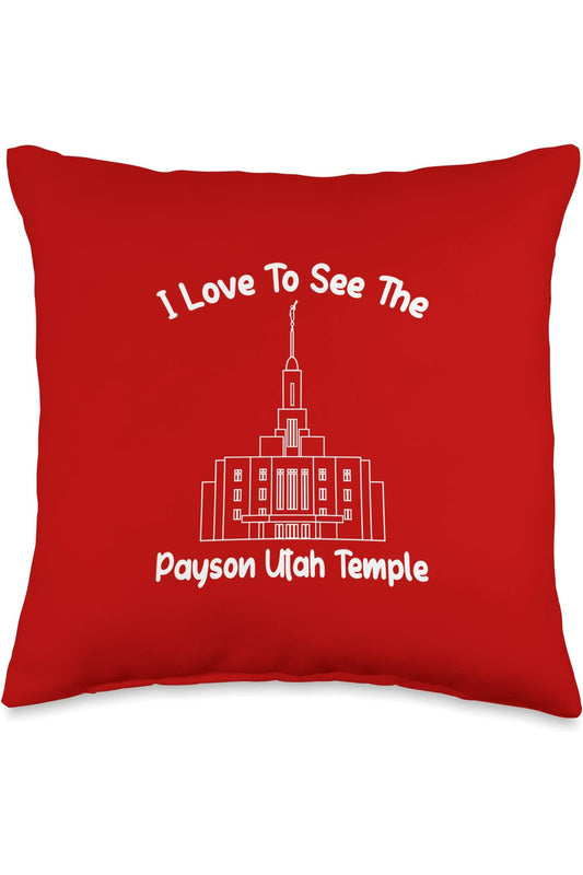Payson Utah Temple Throw Pillows - Primary Style (English) US