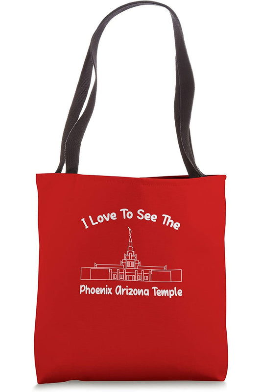 Phoenix Arizona Temple Tote Bag - Primary Style (English) US