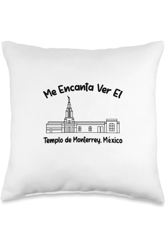 Monterrey Mexico Temple Throw Pillows - Primary Style (Spanish) US