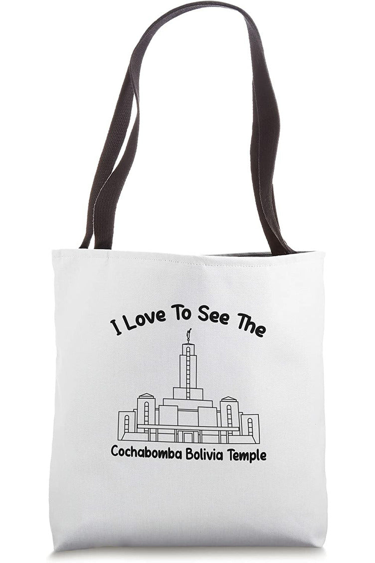 Cochabamba Bolivia Temple Tote Bag - Primary Style (English) US