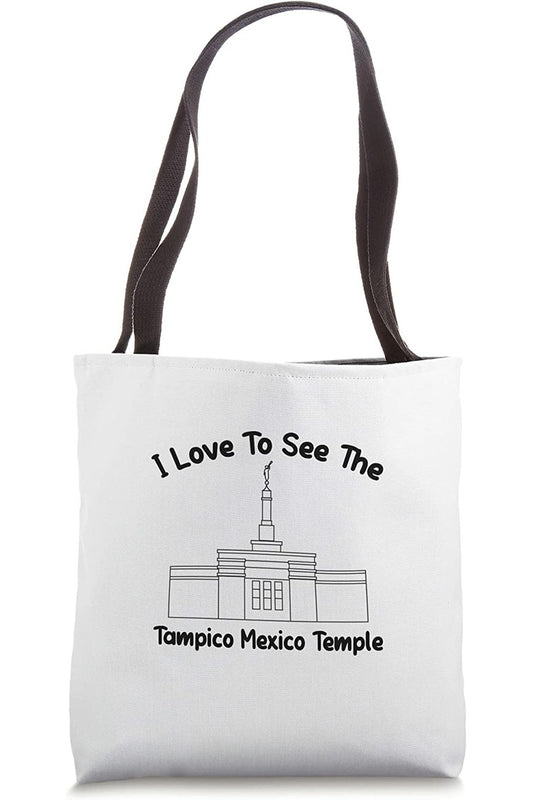 Tampico Mexico Temple Tote Bag - Primary Style (English) US
