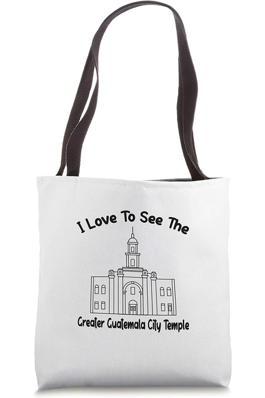 Greater Guatemala City Guatemala Temple Tote Bag - Primary Style (English) US