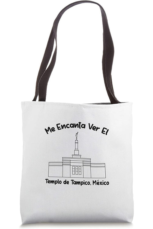 Tampico Mexico Temple Tote Bag - Primary Style (Spanish) US