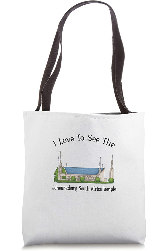 Johannesburg South Africa Temple Tote Bag - Happy Style (English) US