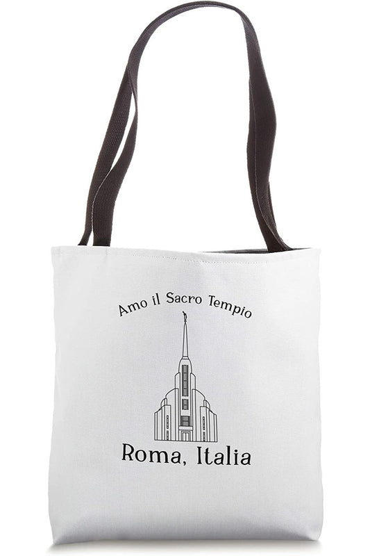 Rome Italy Temple Tote Bag - Happy Style (Italian) US