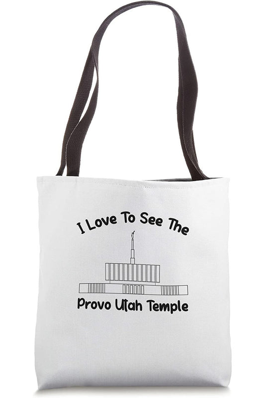 Provo Utah Temple Tote Bag - Primary Style (English) US
